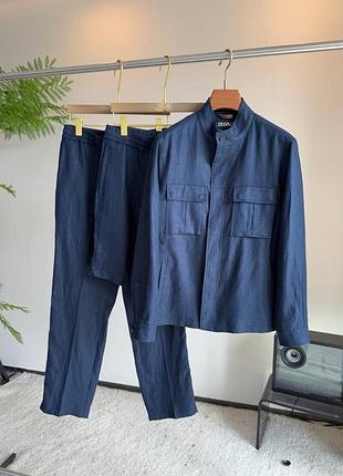Жіноча куртка сорочка 100% кропивʼяне волокно zegna