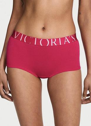 Бавовняні трусики шортики з еластичним поясом victoria’s secret оригінал