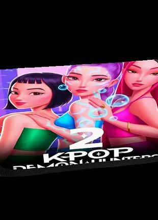 Детский нейлоновый школьный пенал кейпоп охотники на демонов kpop demon hunters 004
