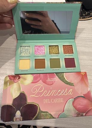Тіні для повік alamar cosmetics princesa del caribe