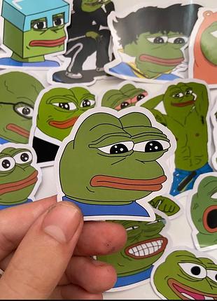 Наклейки/наліпки frog meme