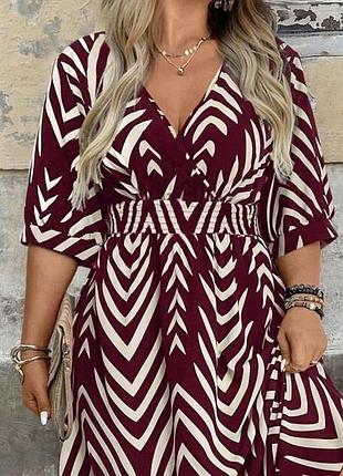 Сукня в геометричний принт shein 3xl
