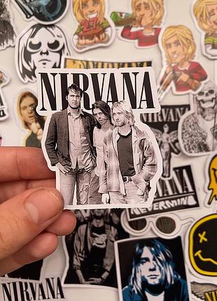 Наклейки/наліпки з nirvana