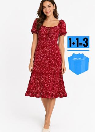 Міді сукня в сердечки shein xl