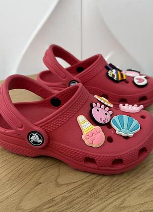 Оригінальні дитячі сабо crocs c10