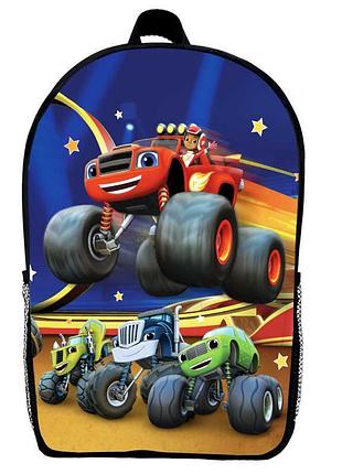Рюкзак вспыш и чудо машинки детский (gear bag mini blaze 04) черный, 29 х 21 х 9 см