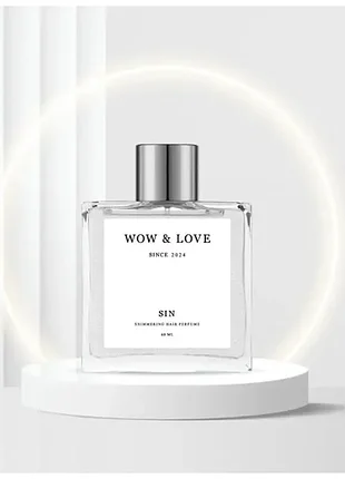 Парфюм-блеск для волос с шиммером sin wow &amp; love 60m