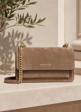 Замшева сумка michael kors claire оригінал
