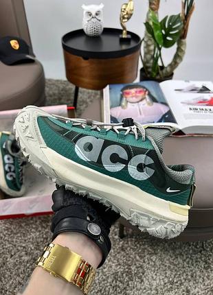 Мужские кроссовки nike acg mountain fly 2 low green black 41-42-43-44