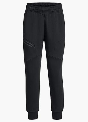 Брюки жіночі under armour unstoppable flc jogger black (1379846-001)