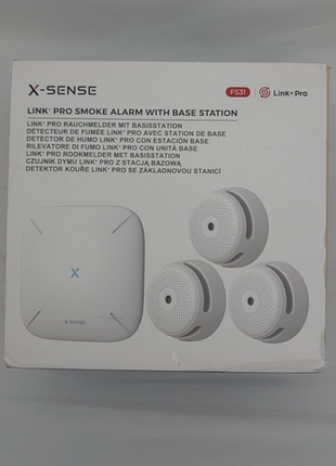 Пожарные датчики 3 и 1 x-sense wi-fi fs31 с базовой станцией sbs50
