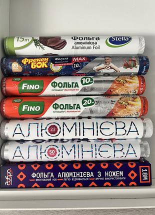Фольга, пергамент, плівка харчова