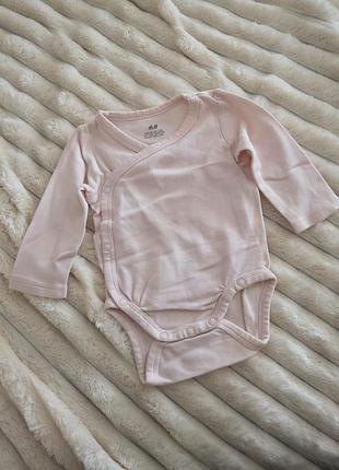 Бодик на запах h&amp;m на 1-2 месяца 56 см