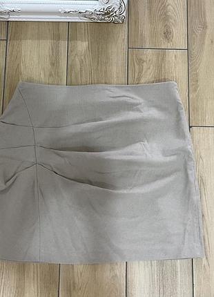 Жіноча спідниця у складі з льоном asos design m/l