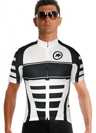 Мужская веломайка вело джерси assos corporate s7 short sleeve jersey - l
