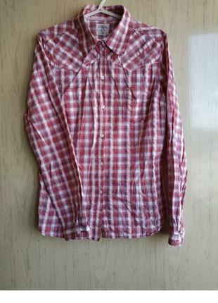 Рубашка h&amp;m хлопок р. l/40