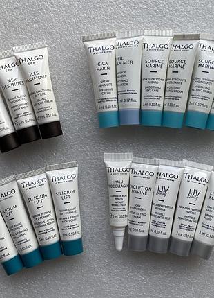 Пробники thalgo крем для обличчя денний, нічний, крем під очі
