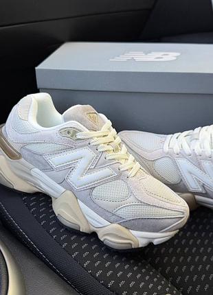 Женские кроссовки светлые легкие удобные new balance 9060