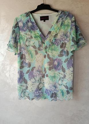 Пастельна жіноча блуза hudson & onslow, р. 20 (приблизно 2xl/3xl) 🌸