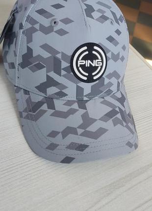Сіра кепка  ping digital cap з принтом "цифровий камуфляж"