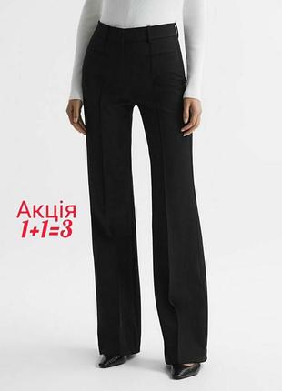 Расклешенные брюки reiss petite claude брюки черного цвета