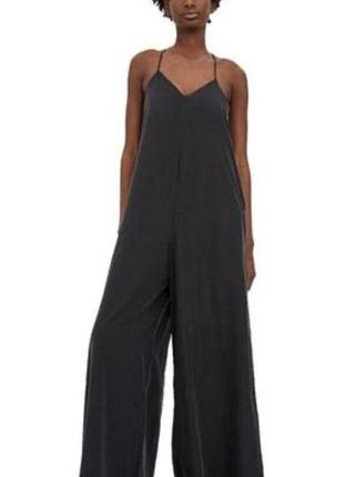 Комбінезон uniqlo linen blend v neck camisole jumpsuit