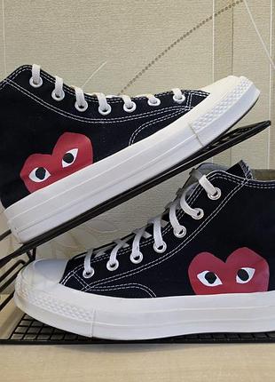 Кеды converse x comme des garçons play x chuck 70 размер 38