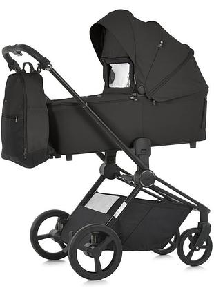 Детская универсальная коляска 2 в 1 persona me 1091-1 total black