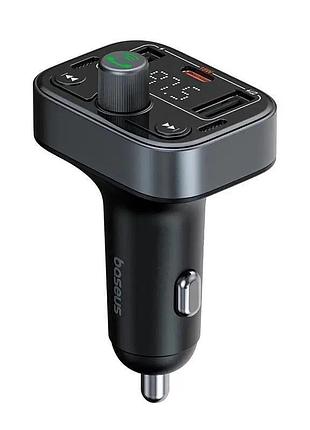 Азп з fm-модулятором baseus s-09 pro series car fm transmitter cluster black