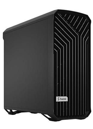 Компьютерный корпус miditower fractal design torrent, черный, сплошная передняя панель, без бп