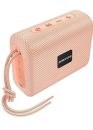 Портативна колонка borofone br18 encourage sports bt speaker, 5w, pink
