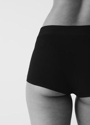 L h&amp;m новые фирменные женские трусы набор из 3 трусов шорт хипстерские трусы хибстеры оригинал