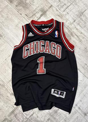Джерсі adidas nba chicago bulls derrick rose no1, розмір s-m
