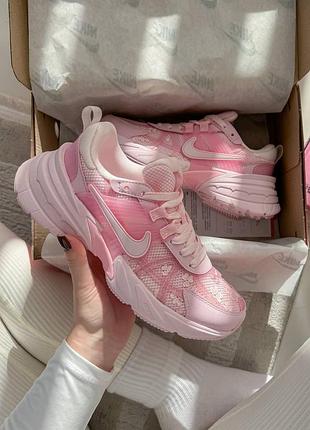 Кросівки nike v2k runtekk pink flowers