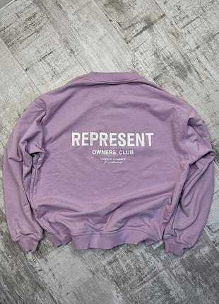 Світшот represent owners' club лавандовий, розмір xl