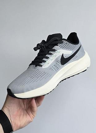 Кроссовки nike zoom pegasus 39 • grey / black / sail 9