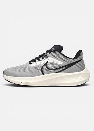 Кроссовки nike zoom pegasus 39 • grey / black / sail 10