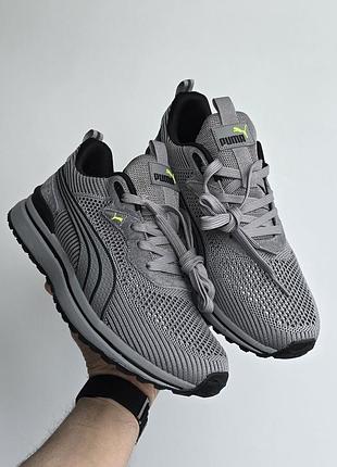 Чоловічі кросівки puma rs running system • grey / lime