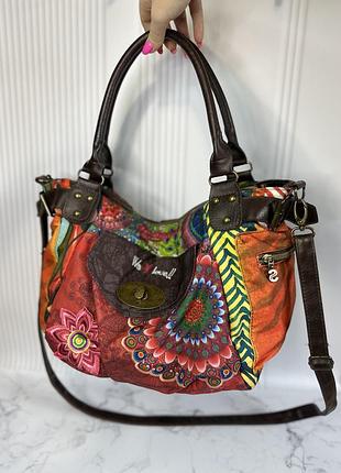 Ярка велика брендова сумка desigual