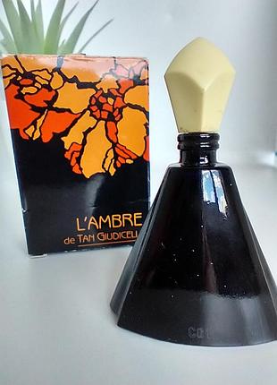 L'ambre de tan giudicelli франция винтаж миниатюра 5мл