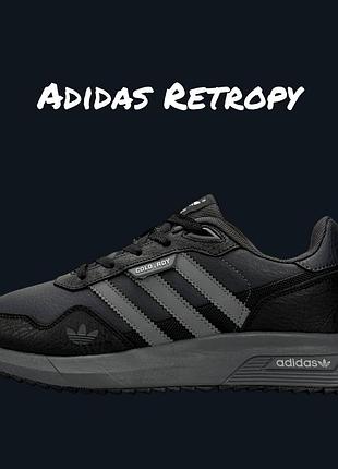 Adidas retropy dark grey black