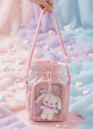 🌸 чарівна рожева сумочка kawaii 🌸без аксесуарів