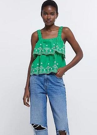 Гарний бавовняний топ river island