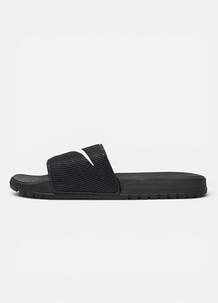 Шлепанцы nike kawa slide • black / white 9
