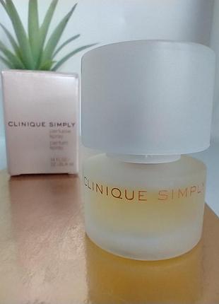 Clinique simply миниатюра 4мл спрей винтаж спрей