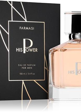 Чоловіча парфумована вода his power farmasi