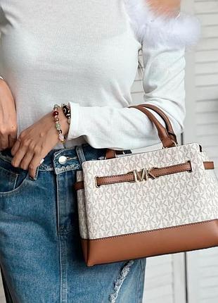 Сумка michael kors reedу кольорі vanilla