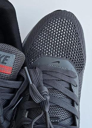 Мужские кроссовки nike zoom winflo • graphite / black / red 5