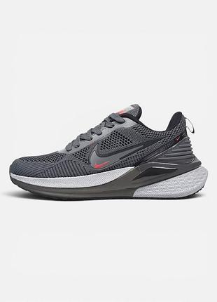 Мужские кроссовки nike zoom winflo • graphite / black / red 10