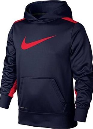 Спортивне худі кофта nike therma-fit на хлопчика (розмір м, 10–12 років)